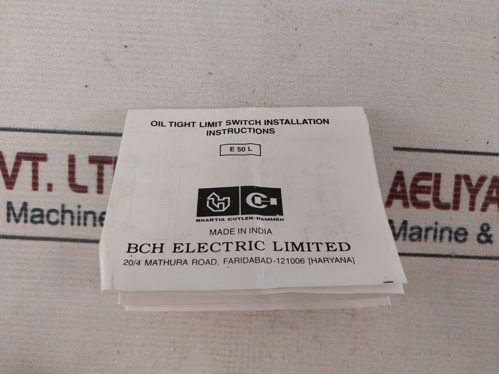 Bch Nlla Oil Tight Limit Switch Ip67