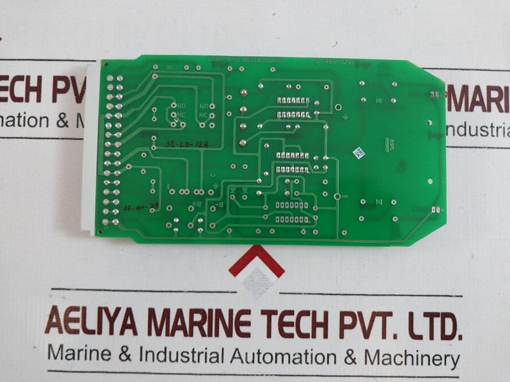 Alstom D-984-0721 Lamp And Meter Board