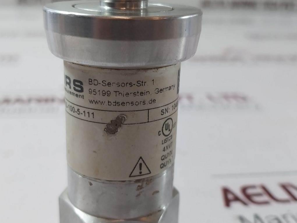 Bd Sensors Dmp 333I Pressure Transmitter/Sensor