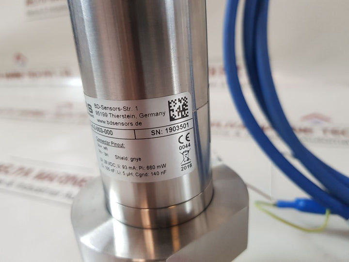 Bd Sensors Dx14A-lmk458 Level Transmitter For Ballast & Service Tanks