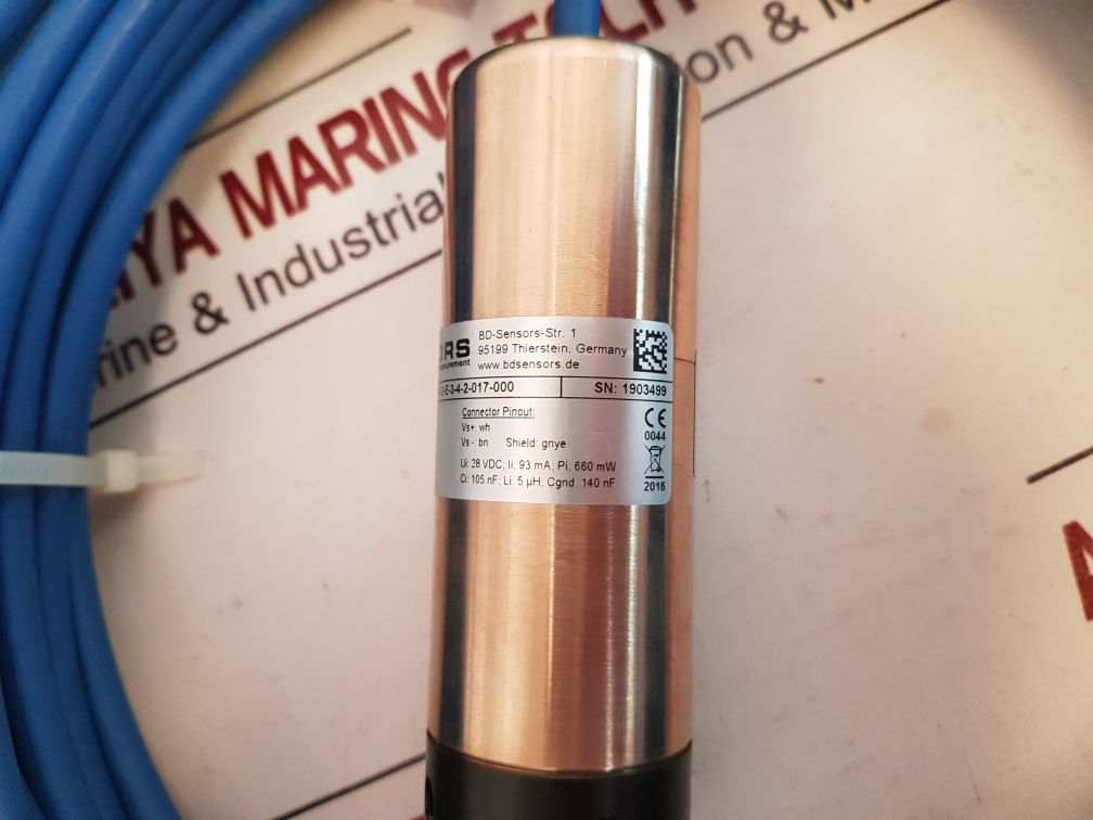 Bd Sensors Dx14A-lmk458 Pressure Level Transmitter