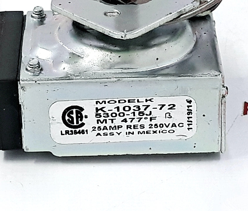 K-1037-72 5300-15J Direct Acting Commercial Elecrtic Thermostat Kit