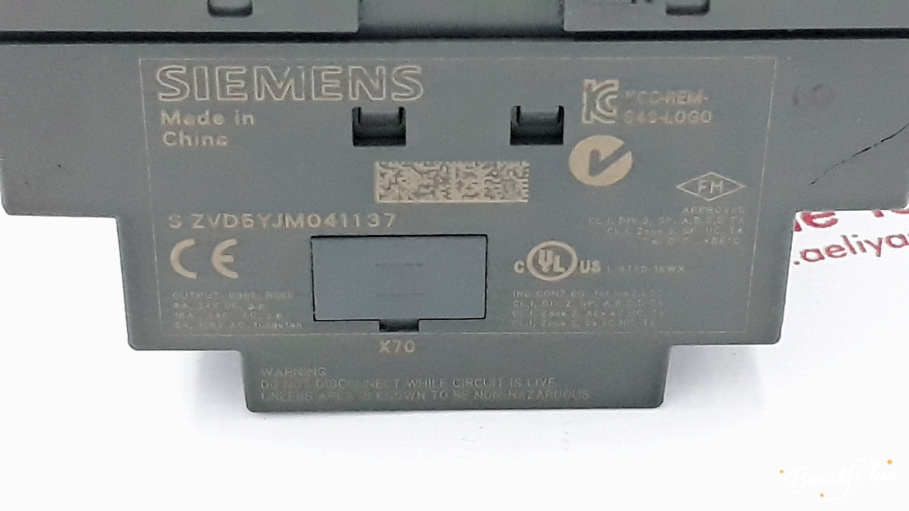 Siemens logo 12/24rce 6ed1 052-1 md00-0ba7 logic module