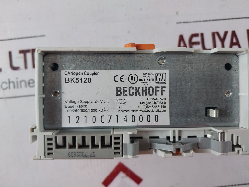 Beckhoff Bk5120 Canopen Coupler