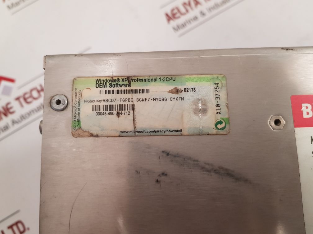 Beckhoff C3640-0000 Panel Industrial Pc 100/240V Ac