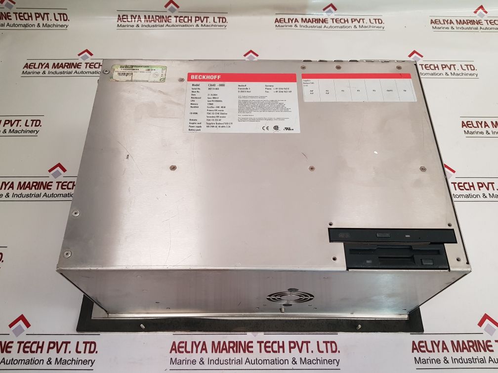 Beckhoff C3640-0000 Panel Industrial Pc 100/240V Ac
