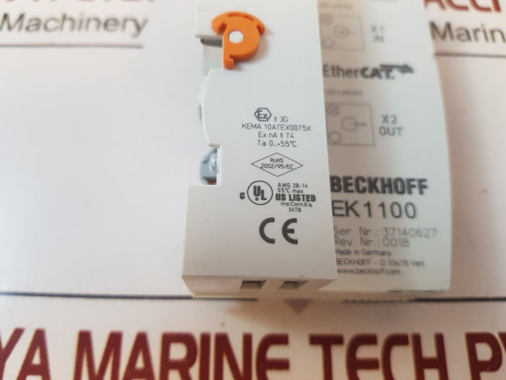 Beckhoff Ek1100 Ethercat Coupler
