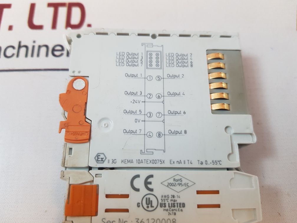 Beckhoff Es2008 Digital Output Free Shipping

