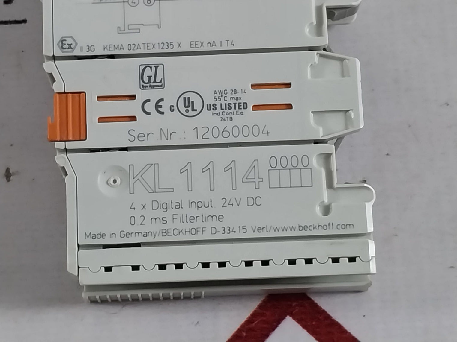 Beckhoff Kl1114 4 X Digital Input Module