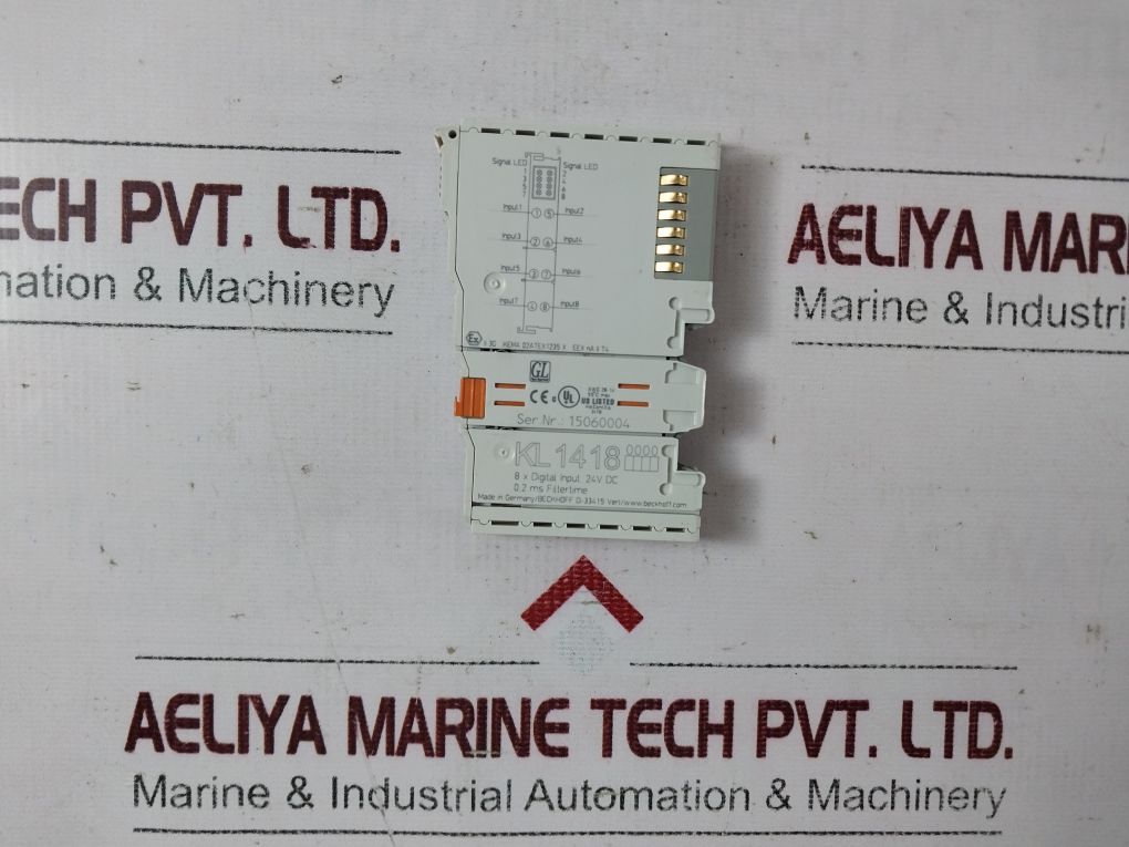 Beckhoff Kl1418 8 X Digital Input Module