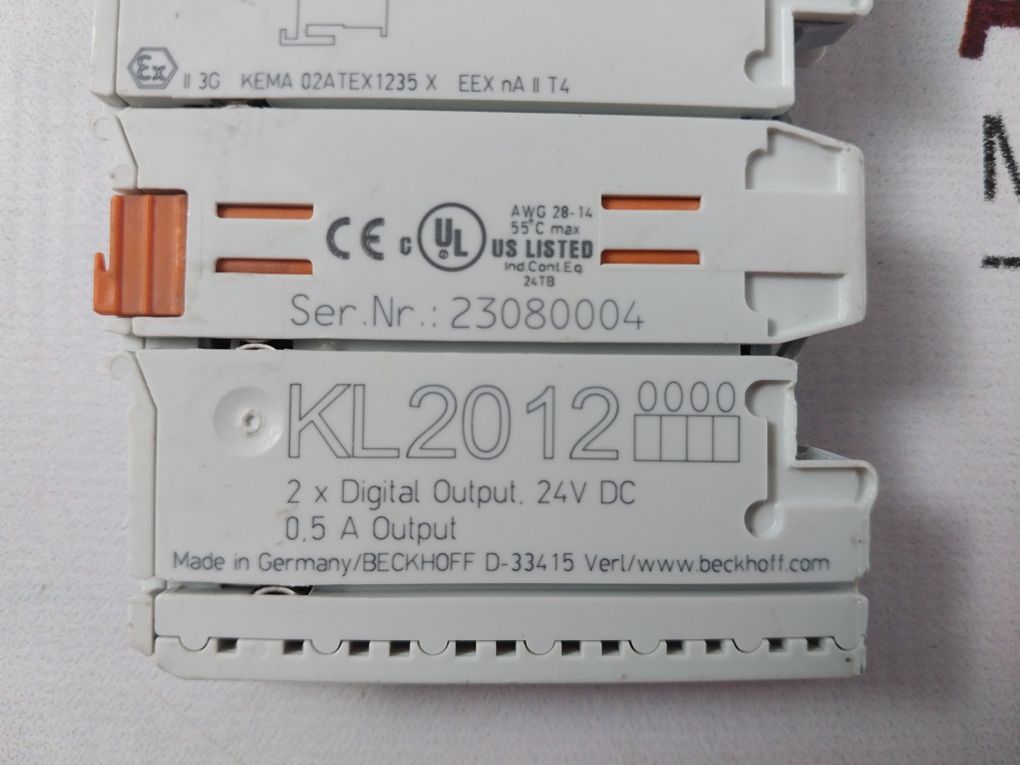 Beckhoff Kl2012 2 X Digital Output Module