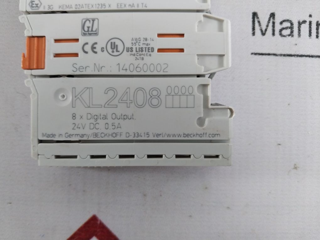 Beckhoff Kl2408 8 X Digital Output Module