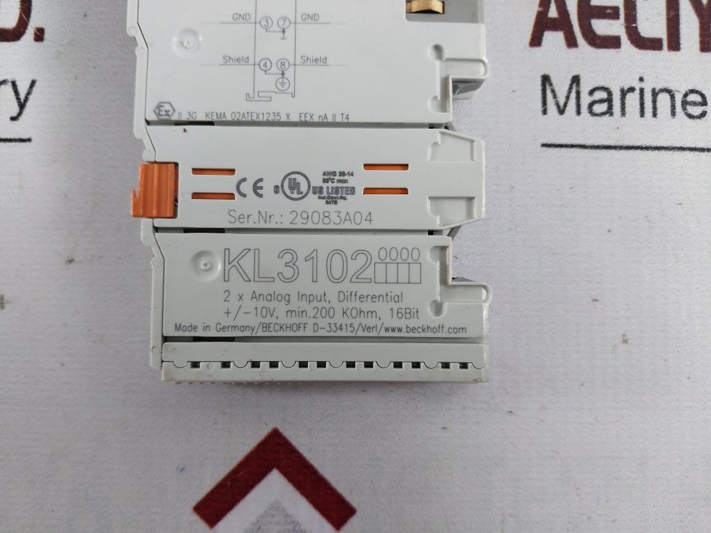 Beckhoff Kl3102 2 X Analog Input, Differential Module