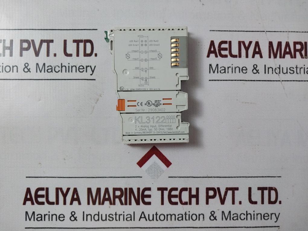 Beckhoff Kl3122 2X Analog Input Differential