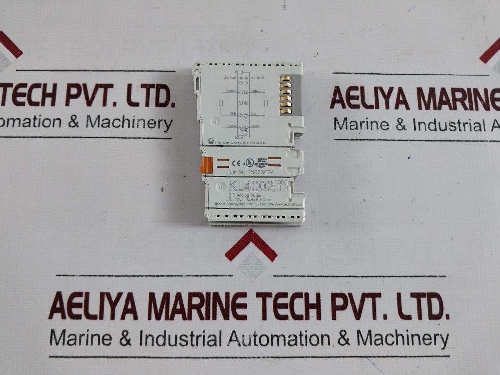 Beckhoff Kl4002 2 X Analog Output Module