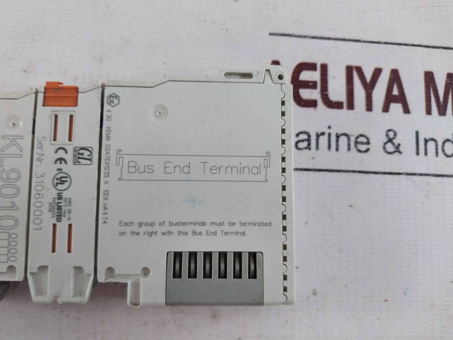 Beckhoff Kl9010 Bus End Terminal 