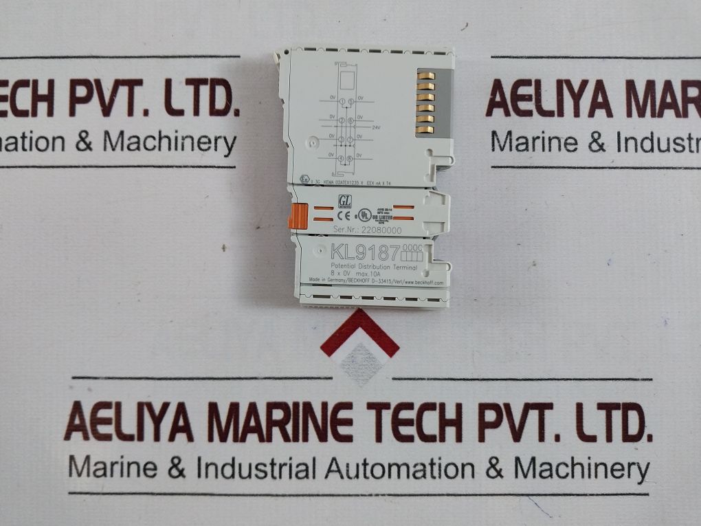 Beckhoff Kl9187 Potential Distribution Terminal Module 68 8279708
