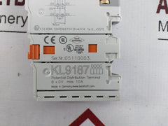 Beckhoff Kl9187 Potential Distribution Terminal Module 57 8956310