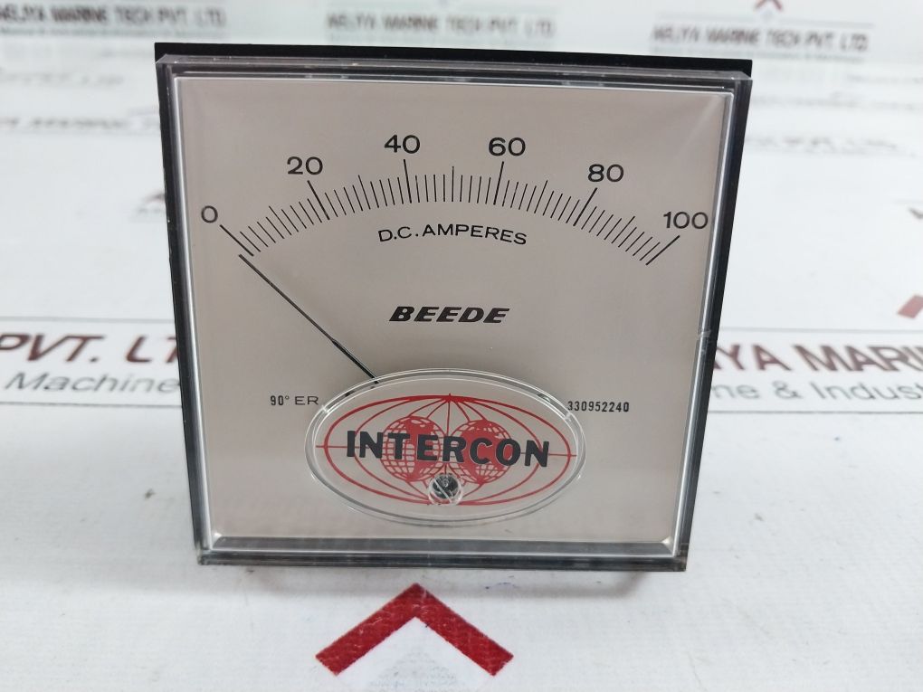 Beede 18-032 Amp Meter 0-100 D.C. Amperes