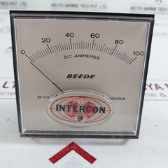 Beede 18-032 Amp Meter 0-100 D.C. Amperes