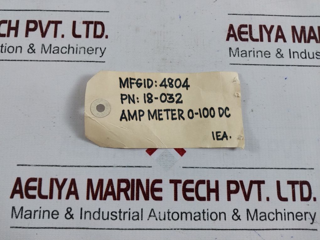 Beede 18-032 Amp Meter 0-100 D.C. Amperes