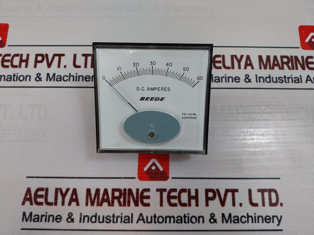 Beede 930022-c 0-60 D.C Amperes Panel Meter