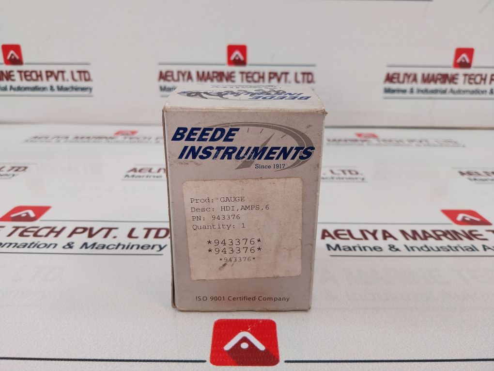 Beede Instruments 943376 60-0-60 Amps Gauge