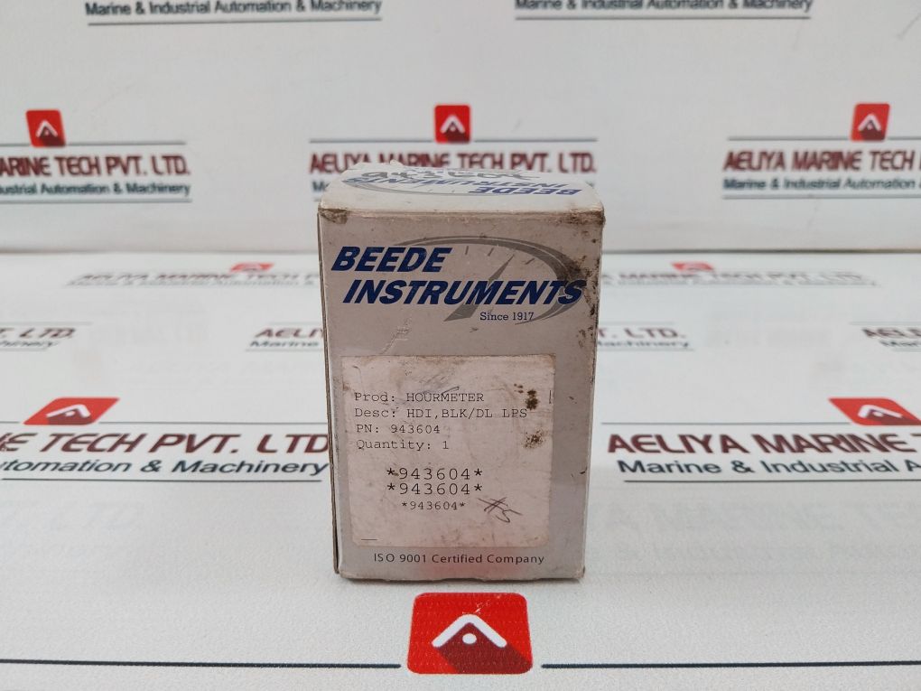 Beede Instruments 943604 1/10 Hour Meter 8-32V Dc
