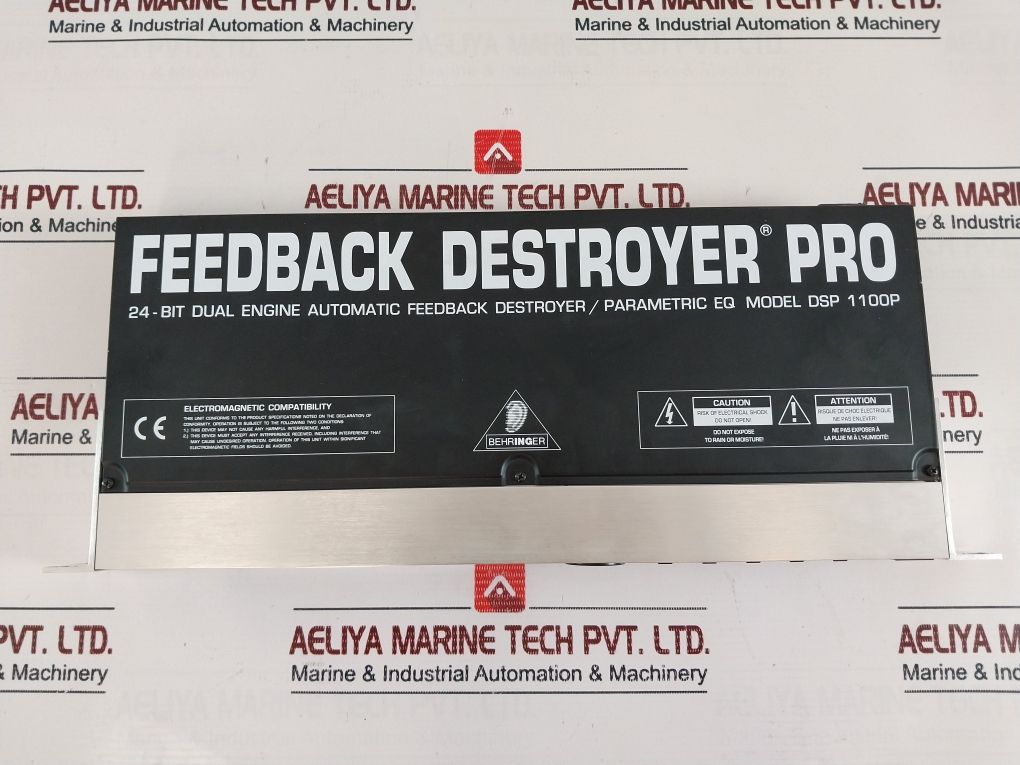 Behringer Dsp 1100P Feedback Destroyer/ Parametric Equalizer