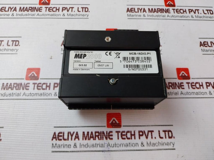 Beijer Electronics Mcb - 16 Dio.P1 Mep 2000