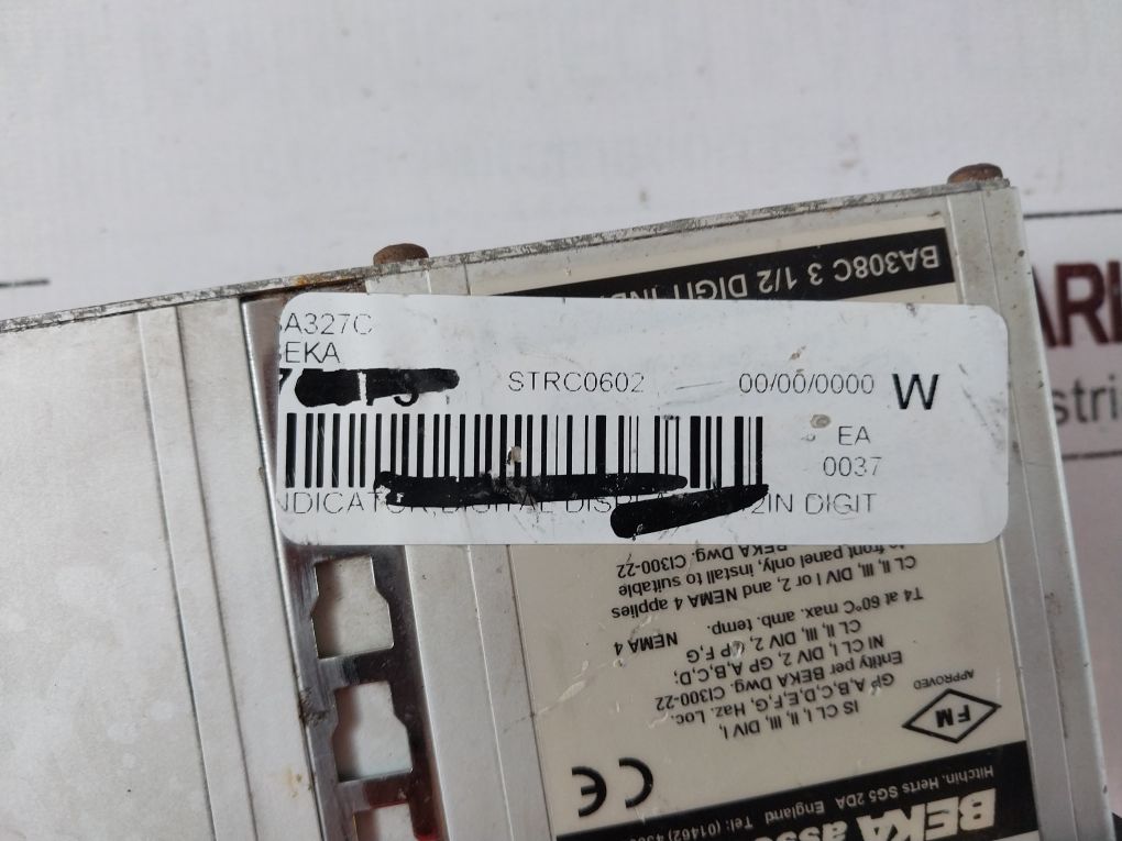 Beka Associates Ba308C 3 1/2 Digit Indicator Display 00.0 To 100.0