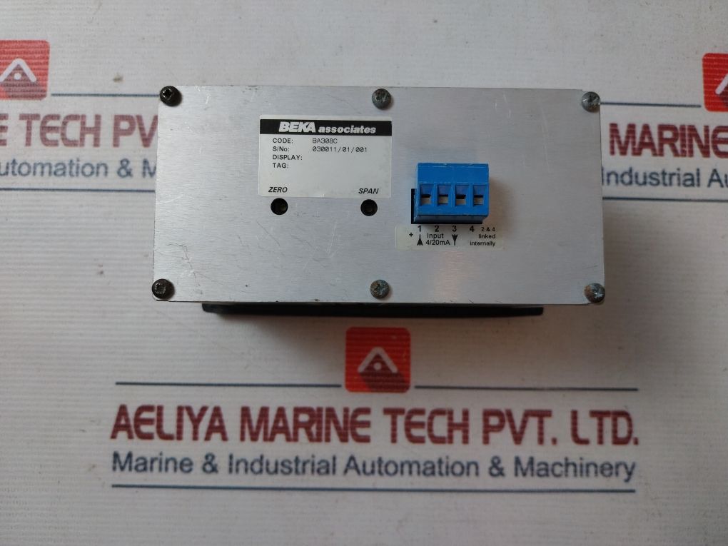 Beka Associates Ba308C 3 1/2 Digit Indicator 4/20Ma