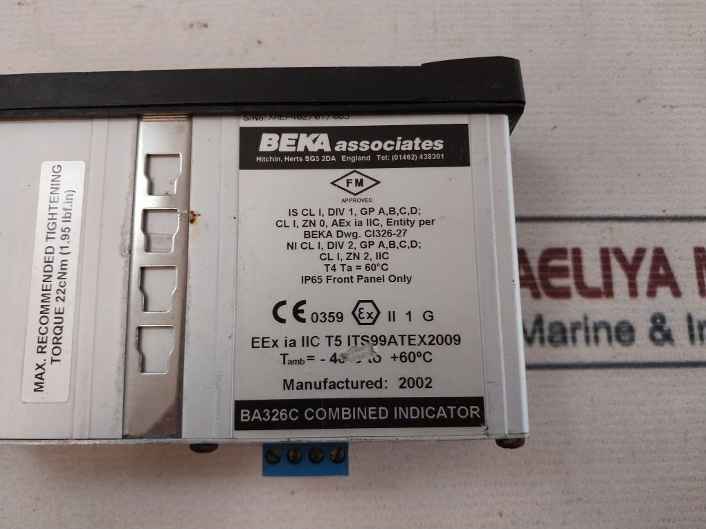Beka Ba326C Combined Indicator