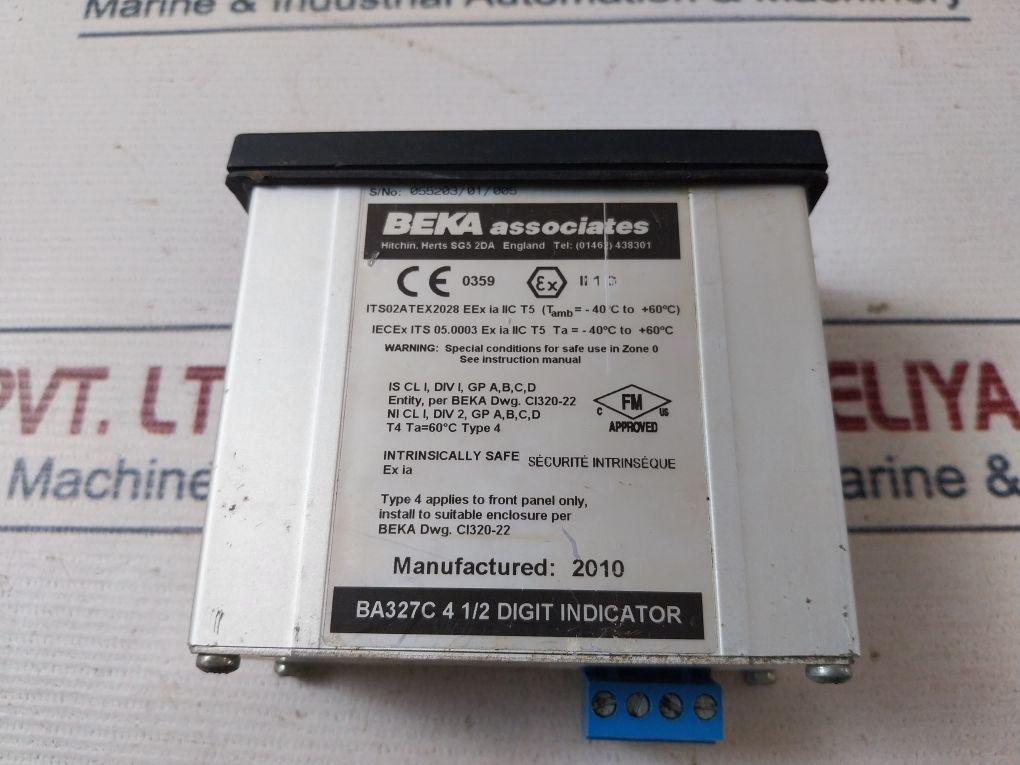 Beka Ba327C 4 1/2 Digit Indicator Div 2