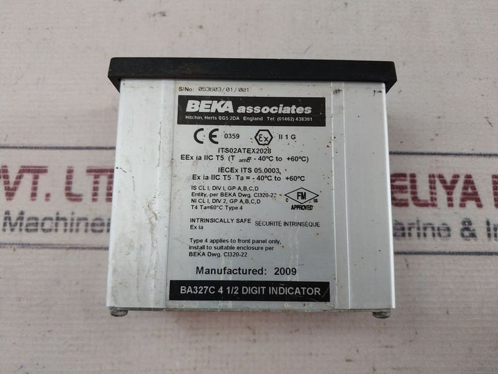 Beka Ba327C 4 1/2 Digit Indicator 60°C