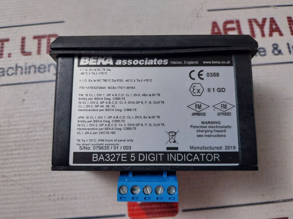 Beka Ba327E 5 Digit Indicator