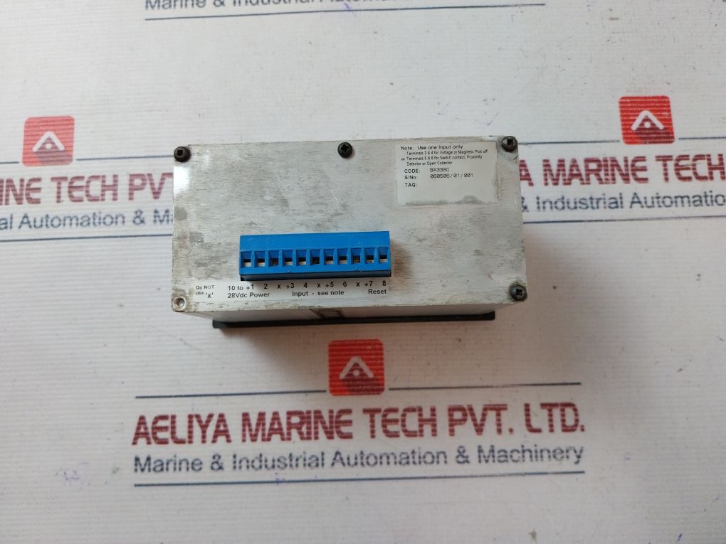 Beka Ba338C Externally Powered Rate Totaliser 28Vdc