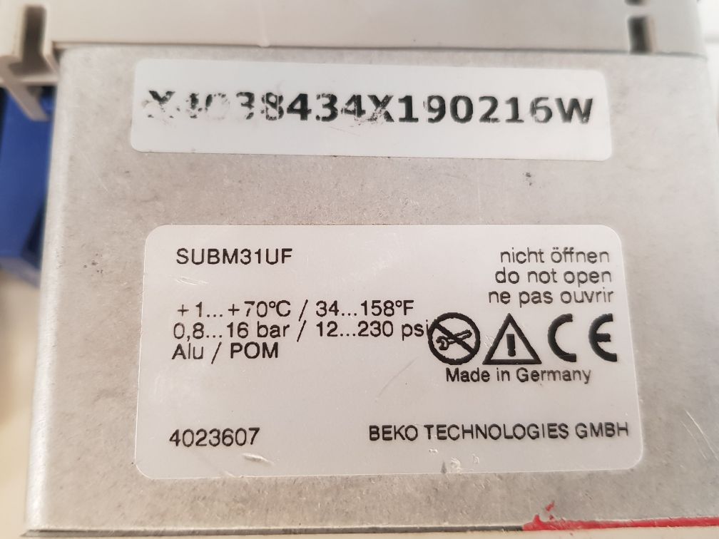 Beko Subm31Uf Drain Valve Bm31Uifbi