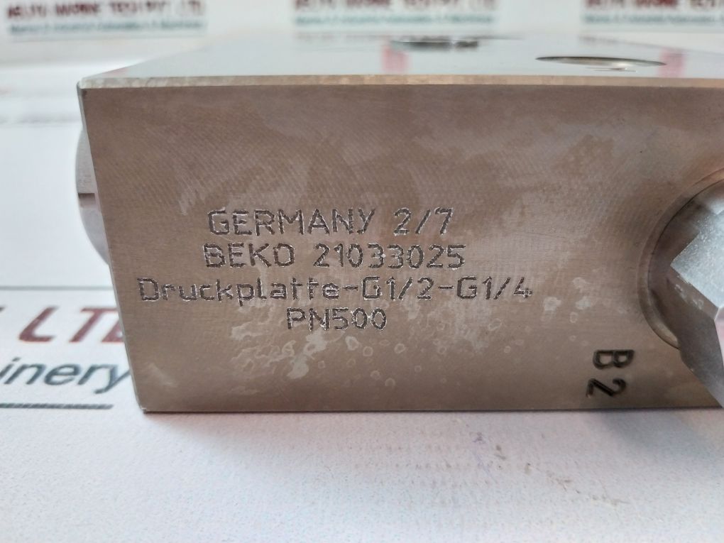 Beko Pn500 Hydraulic Manifold 21033025