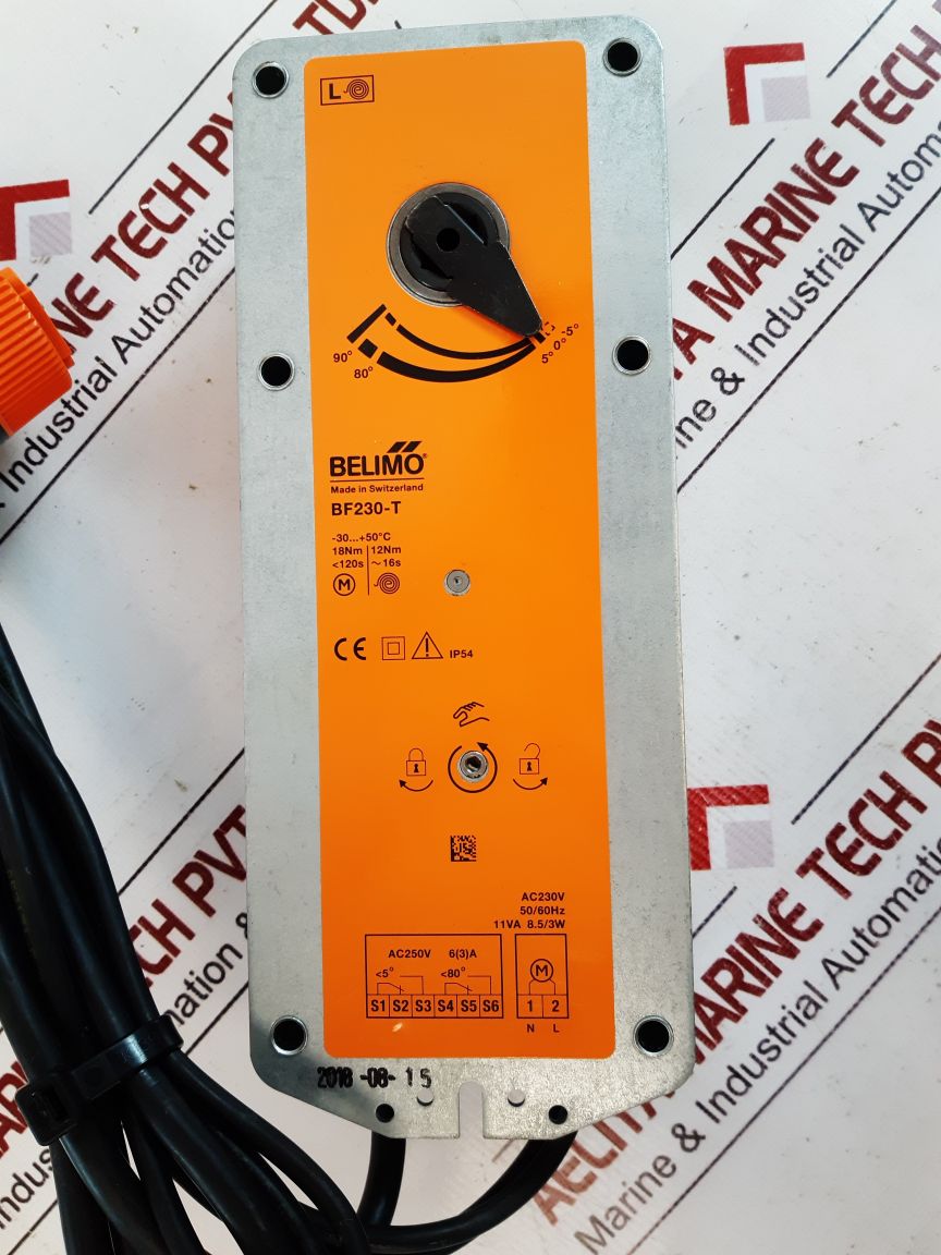 Belimo Bf230-t Spring-return Actuator