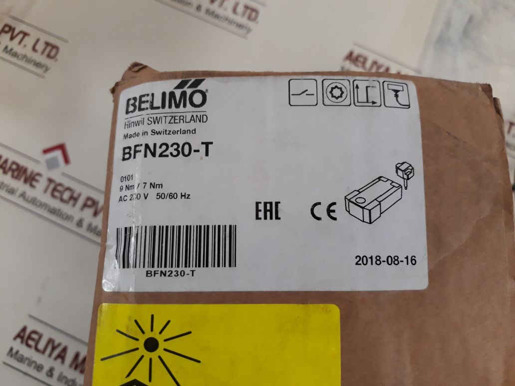 Belimo Bfn230-t Smoke Damper Actuator