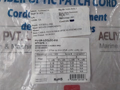 Belkin F2F202Ll-10M Duplex Fiber Optic Cable 62.5/125 Multim Duplex