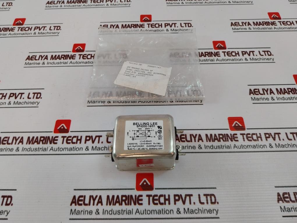 Belling Lee Sf4200-16/01 Noise Filter 16A 250V 50/60Hz Hpf