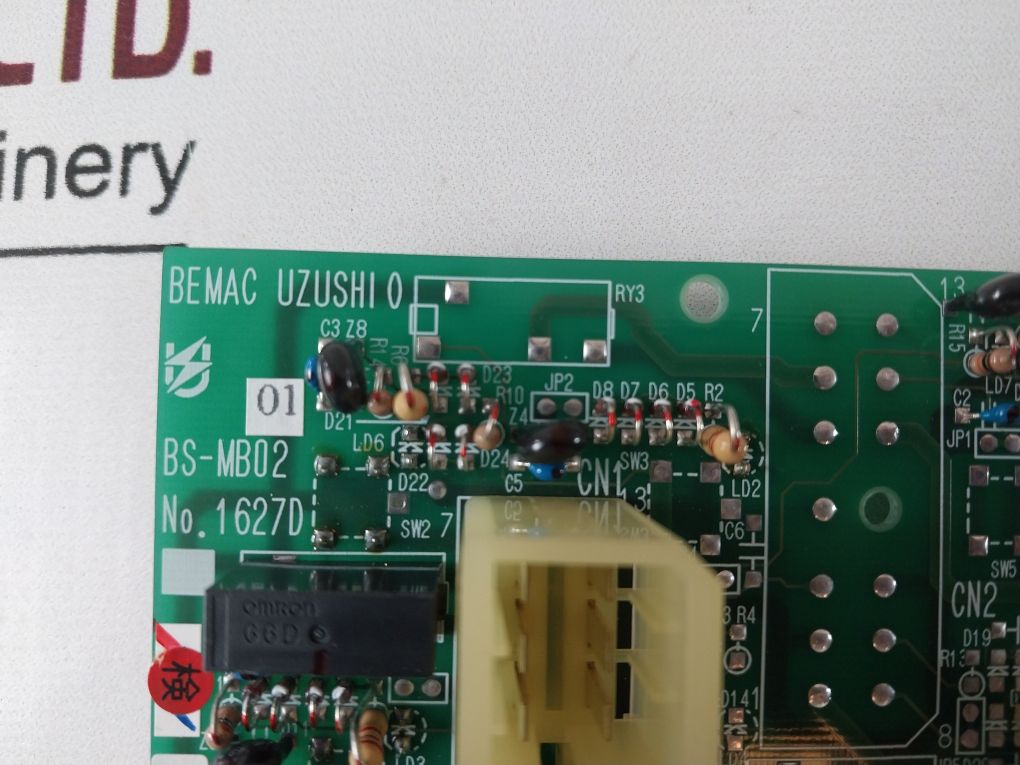 Bemac Uzushi Bs-mb02 Pcb Card 1627D