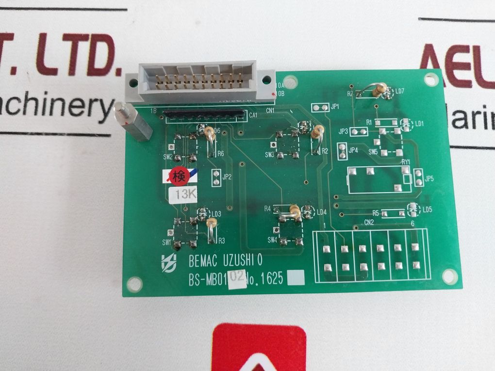 Bemac Uzushio Bs-mb0102 Pcb Card 1625