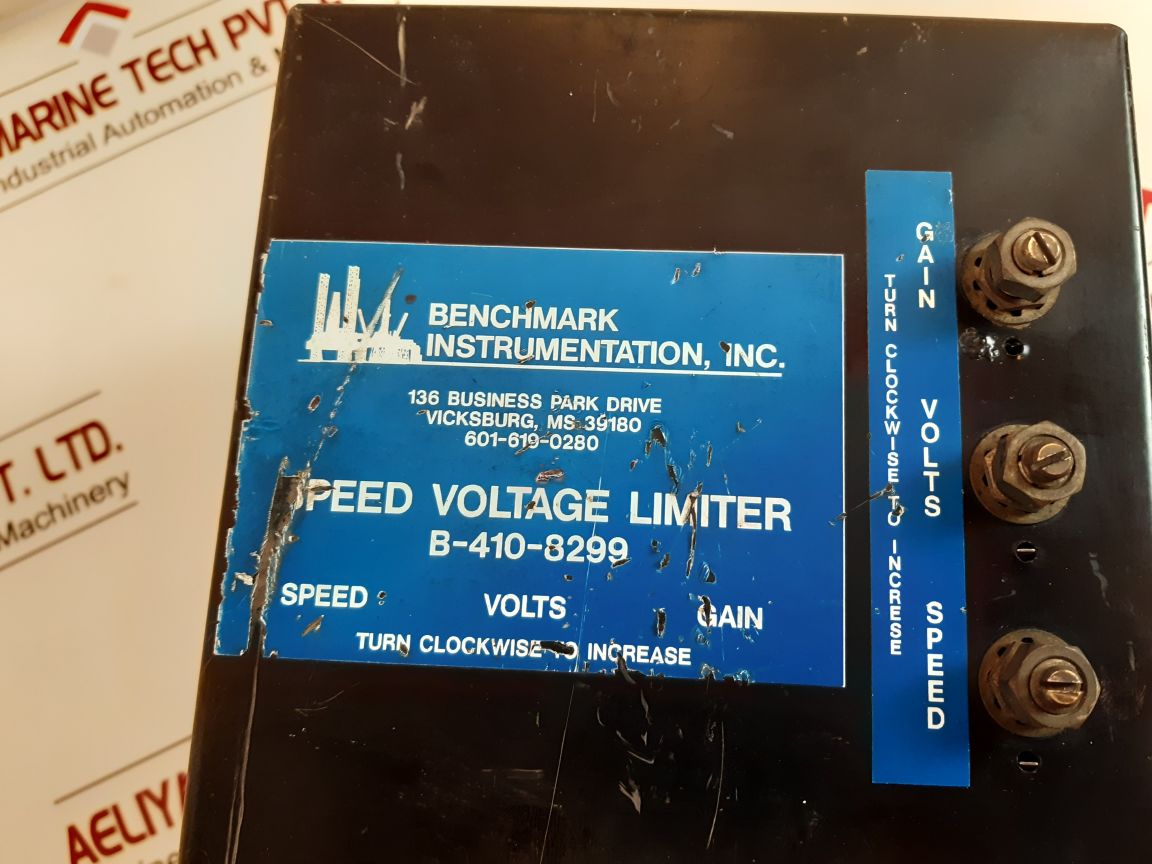 Benchmark B-410-8299 Speed Voltage Limiter
