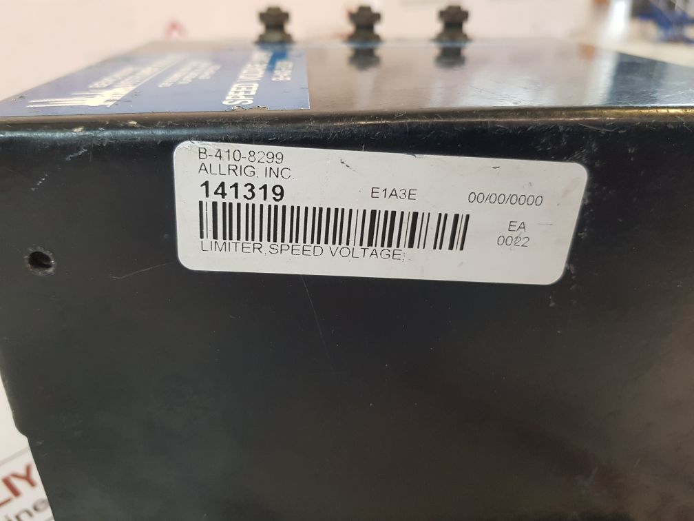 Benchmark B-410-8299 Speed Voltage Limiter 
