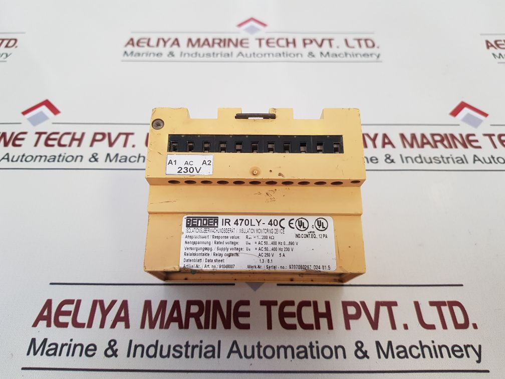 Bender A-isometer Ir 470Ly-40 Insulation Monitoring Device