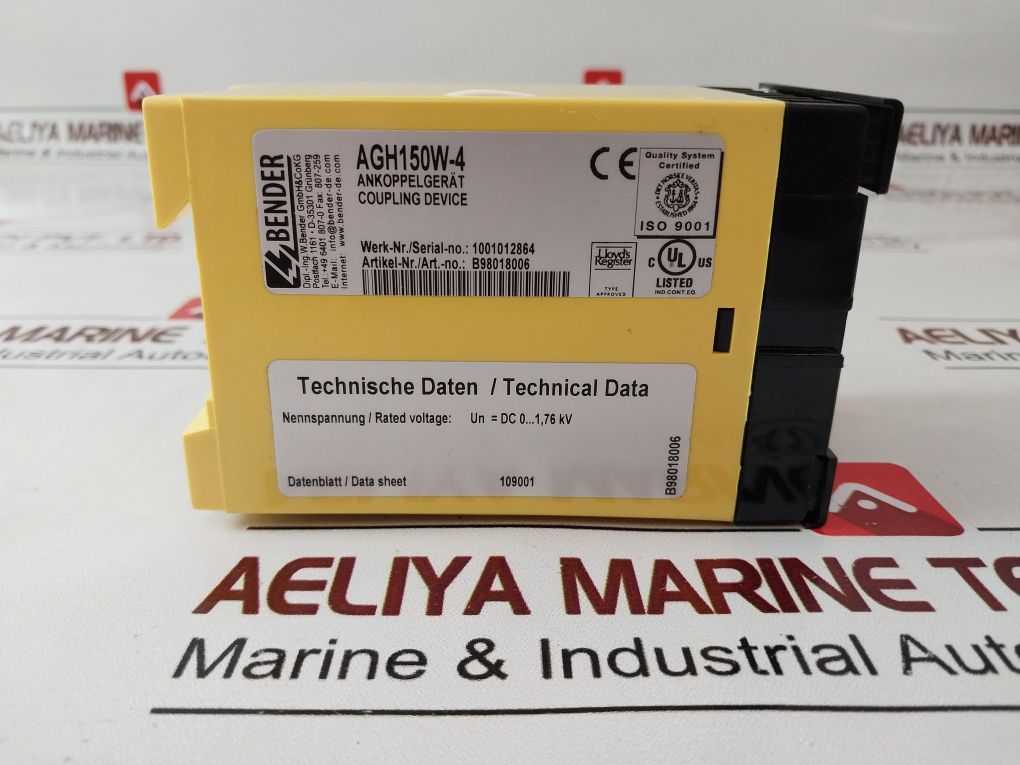 Bender Ak160 Coupling Device B98018006