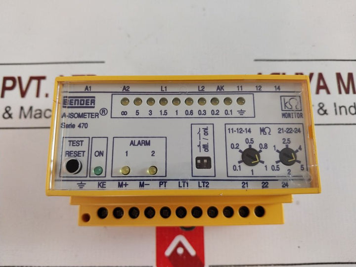 Bender Ir470Ly2-6013 Insulation Monitoring Device
